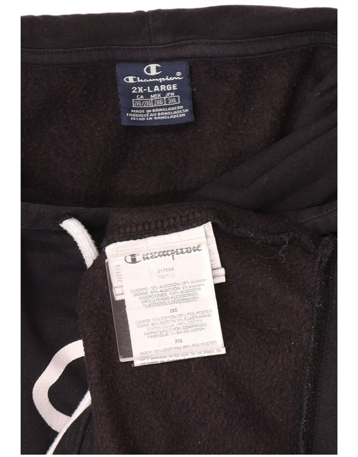 CHAMPION Pull à Capuche Graphique New York Homme 2XL Noir Coton