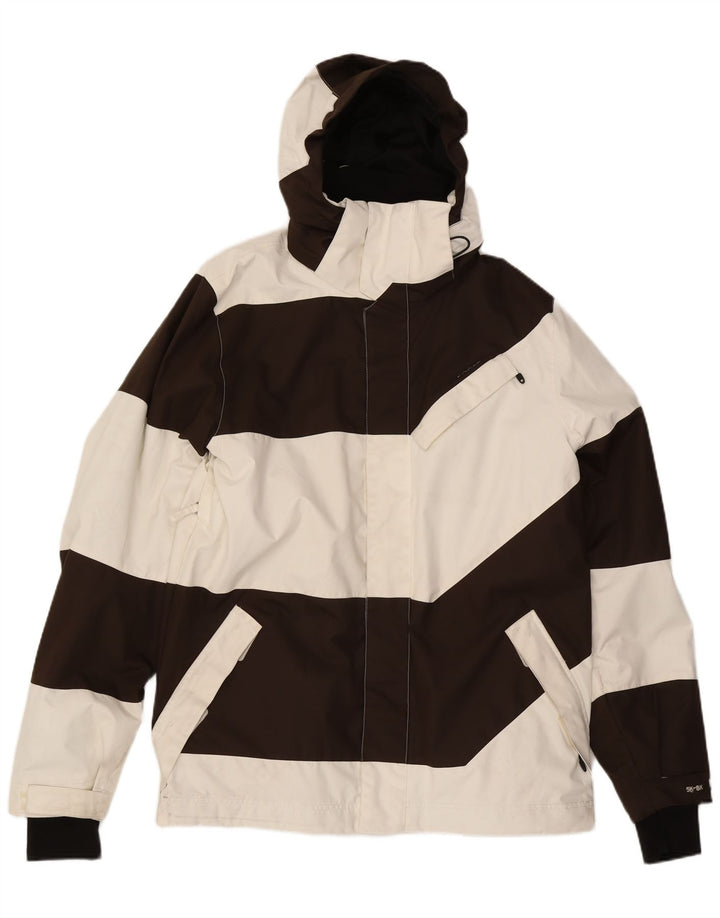 O'NEILL Veste coupe-vent à capuche graphique pour homme UK 42 XL Noir Colourblock