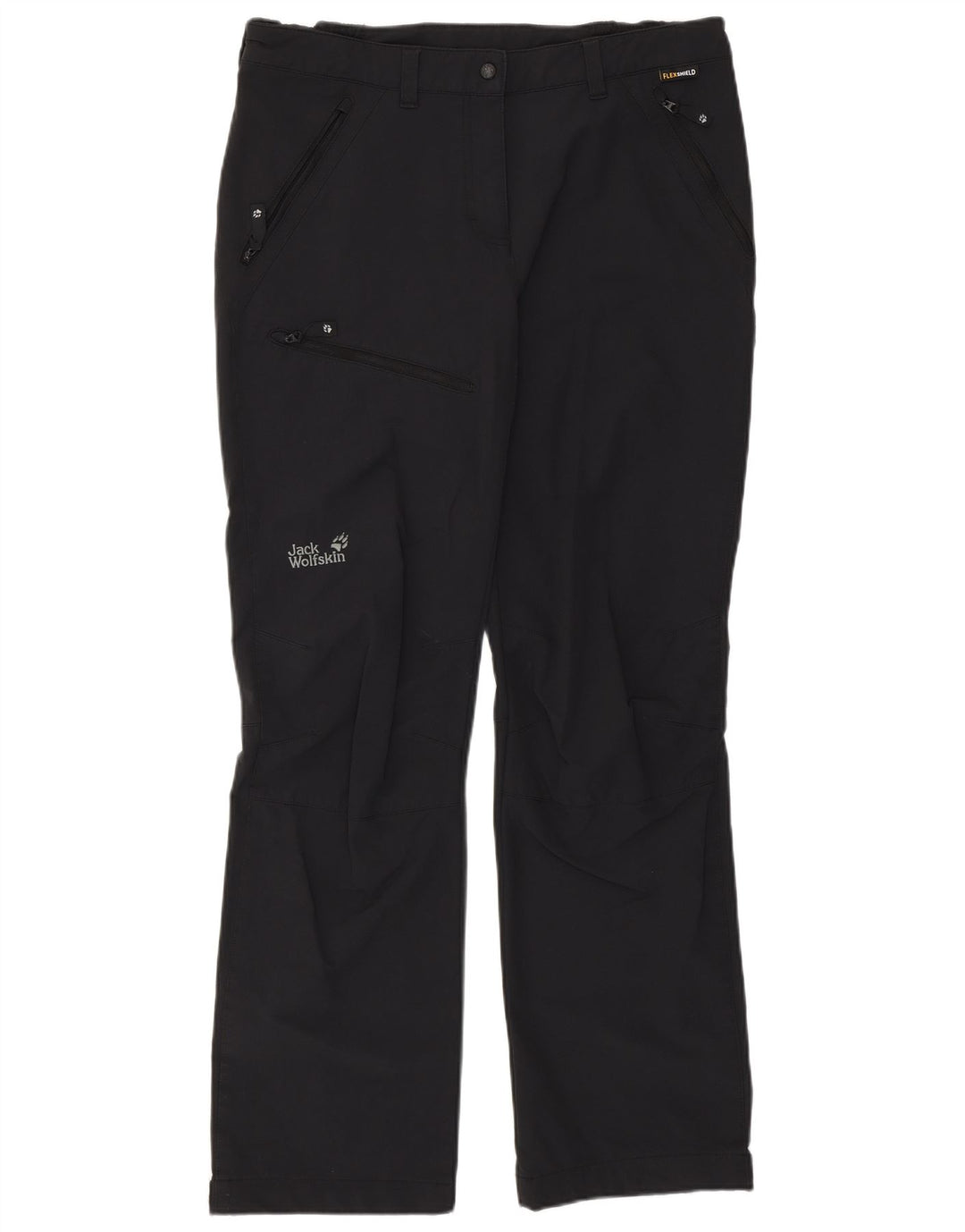 JACK WOLFSKIN Pantalon cargo de randonnée pour femme UK 14/16 Large W34 L30 Noir