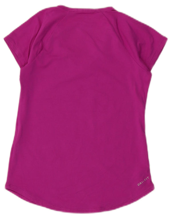 Nike Filles Dri Fit T-Shirt Top 8-9 ans Petit Violet