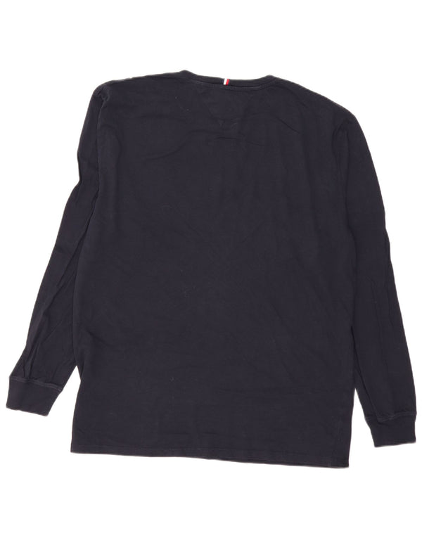 Tommy Hilfiger Mens Top Long Sleeve XL Navy Blue