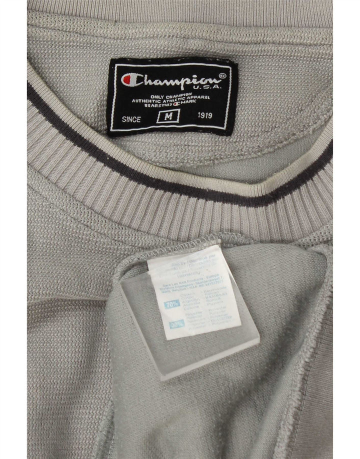 Champion Sweat-Shirt Homme Gris Moyen Coton