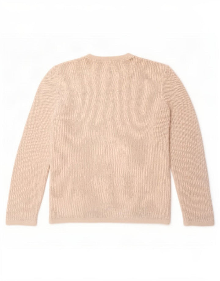 Cos Pull à col rond pour homme en coton blanc cassé moyen