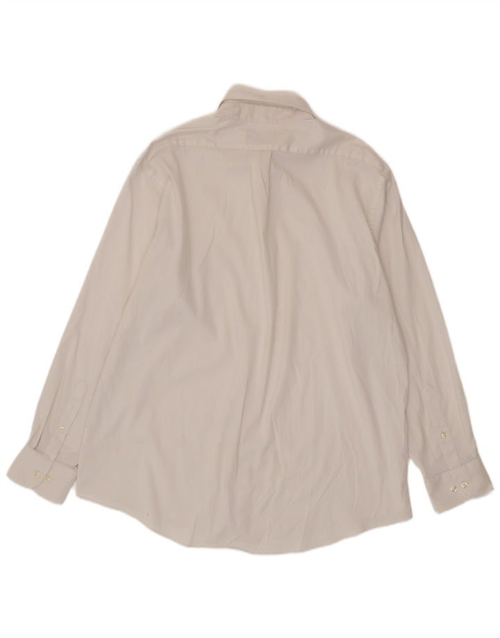 Chaps Chemise coupe régulière pour homme Taille 17 1/2 Grand coton blanc