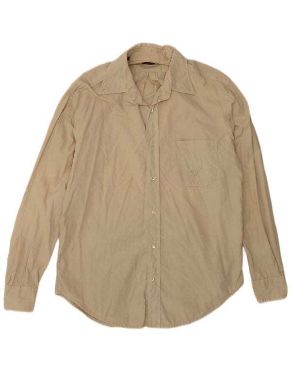 Henry Cottons Chemise Homme Taille 40 Coton Beige Moyen