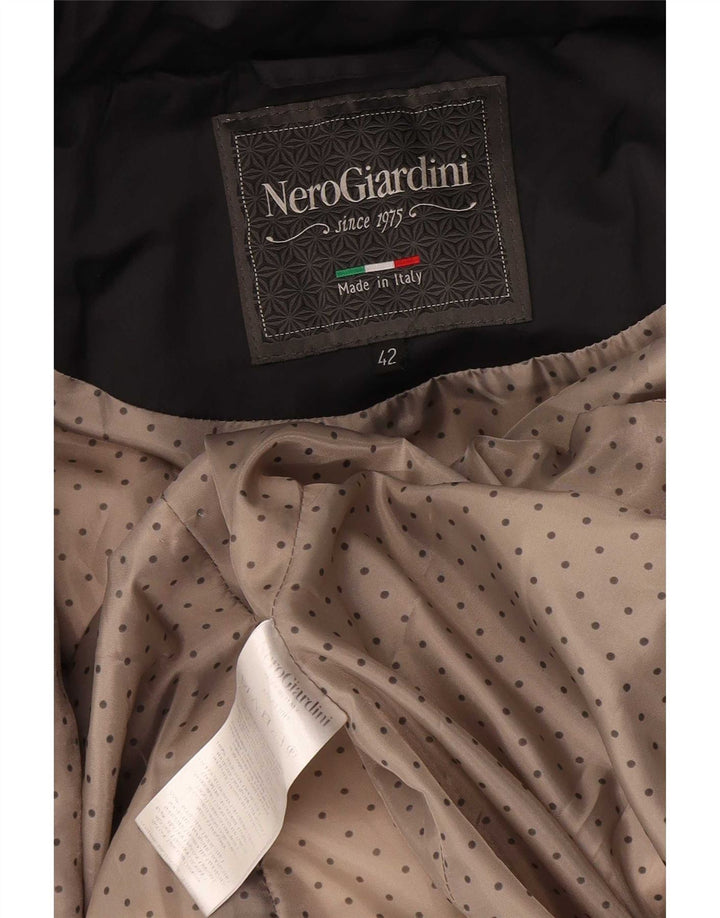 Nero Giardini Veste matelassée à capuche pour femme IT 42 Noir moyen Polyester
