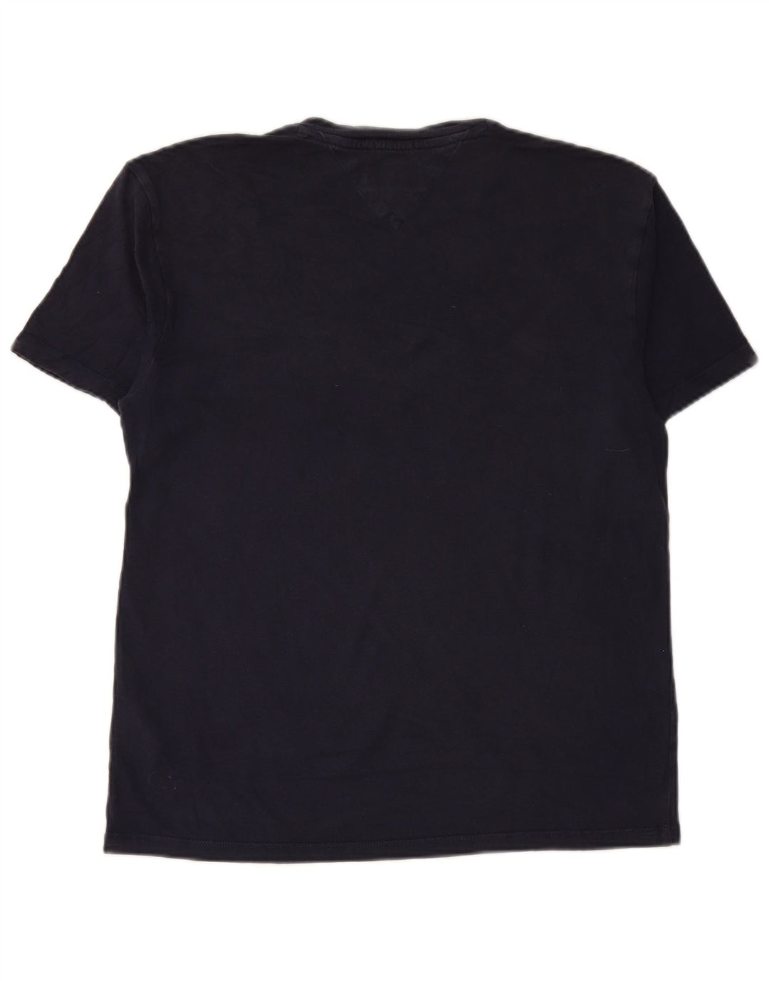 TOMMY HILFIGER T-shirt graphique coupe classique pour homme, petit, bleu marine, en coton