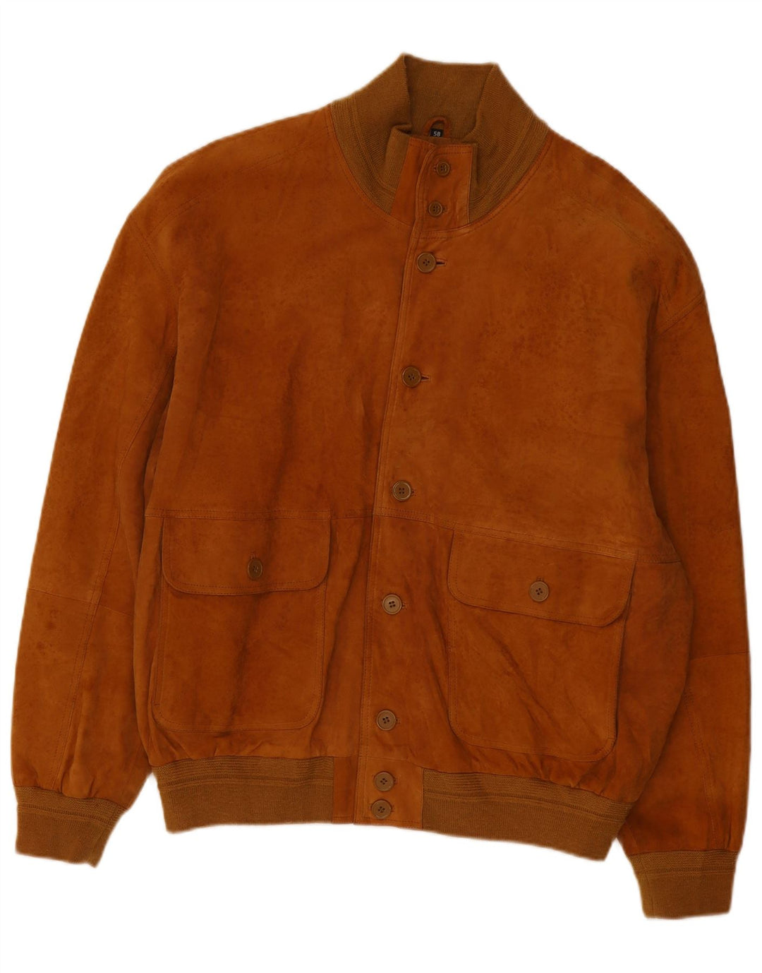 CONBIPEL Blouson Bomber en Daim Homme IT 58 2XL Cuir Marron
