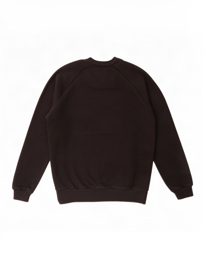 Zara Homme Graphic Sweatshirt Jumper Moyen Noir Coton