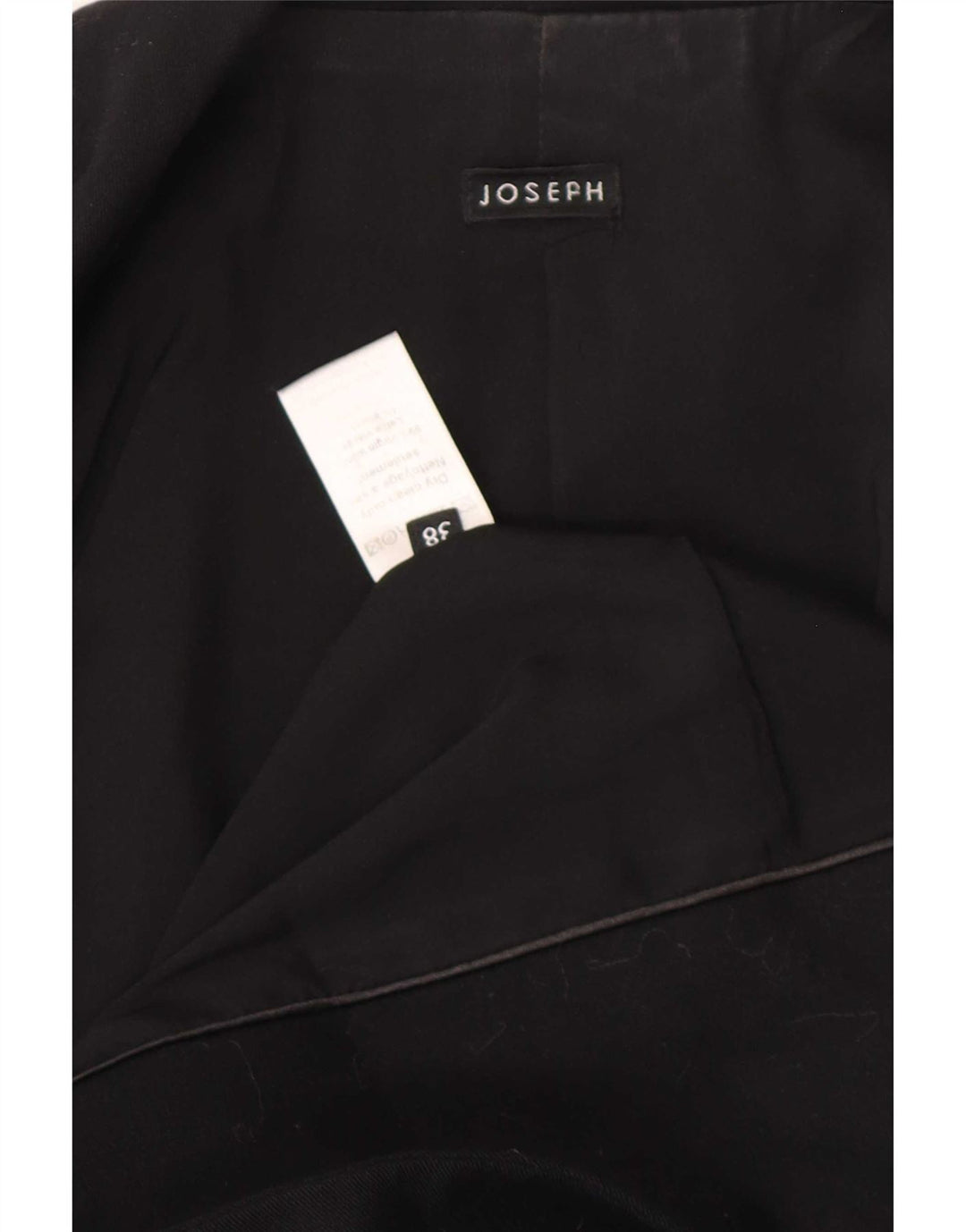 Joseph Veste Blazer 1 Bouton Femme IT 38 XS Noir Laine Vierge