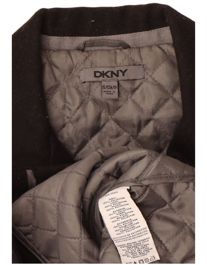Dkny Caban Femme UK 10 Petit Noir Colorblock Polyester
