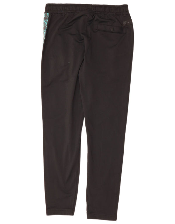 NIKE Pantalon de survêtement graphique pour homme en polyester color block noir moyen