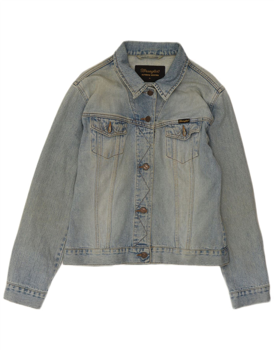 WRANGLER Veste en Jean Femme UK 18 XL Bleu Coton