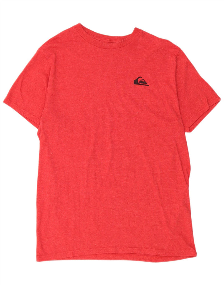 Quiksilver T-Shirt Regular Fit Homme Rouge Moyen Coton