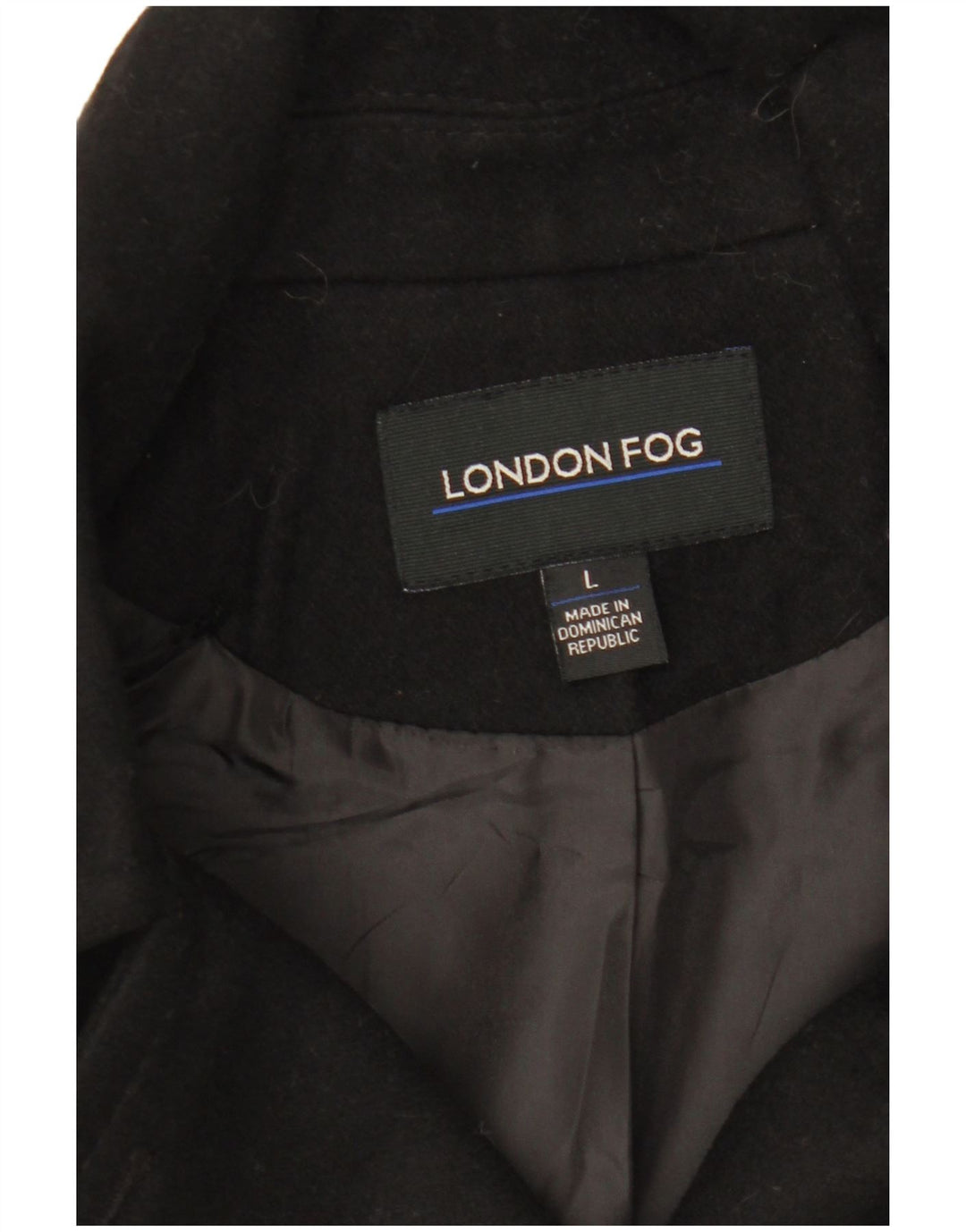 LONDON FOG Caban Femme UK 16 Grand Noir