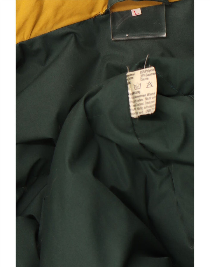 Edelweiss Veste matelassée à capuche pour homme UK 40 Large Jaune Polyester