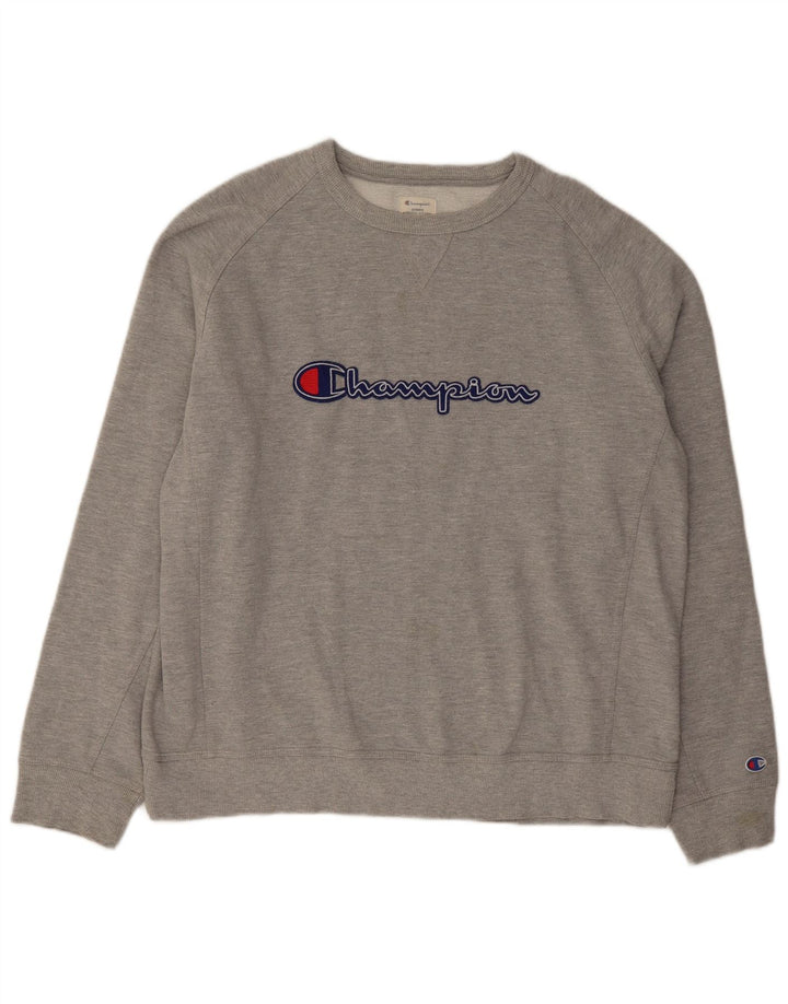 Champion Sweat-shirt graphique pour homme 2XL Gris moucheté