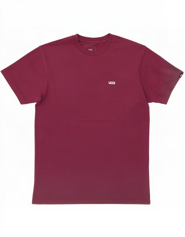 Vans T-Shirt Coupe Classique Homme Bordeaux Moyen