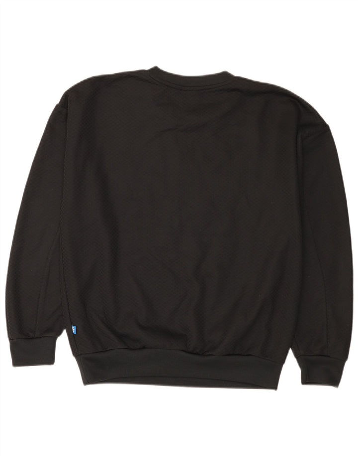 Adidas Sweat-shirt graphique pour femme UK 8 Petit Noir Géométrique