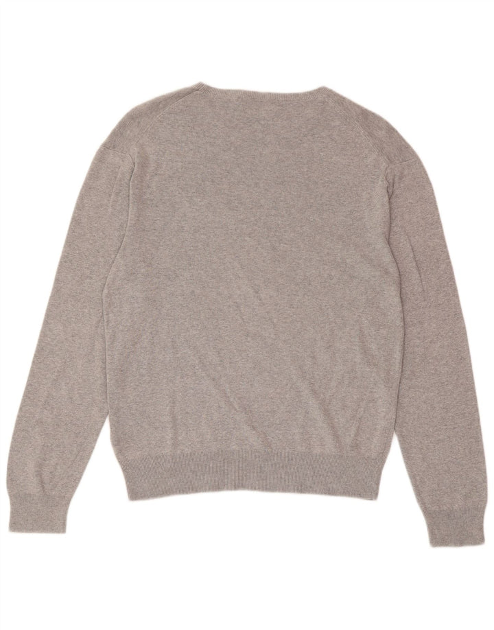 POLO RALPH LAUREN Pull Slim Fit Col Bateau Homme Gris Moyen