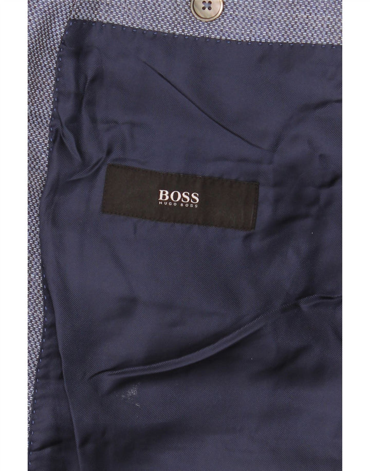 Hugo Boss Veste blazer à 2 boutons pour homme UK 38 Bleu moyen