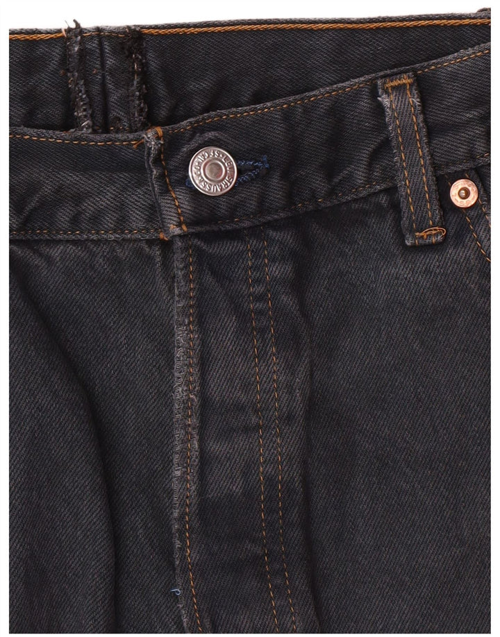 LEVI'S Jupe en Jean Femme W28 Gris Moyen