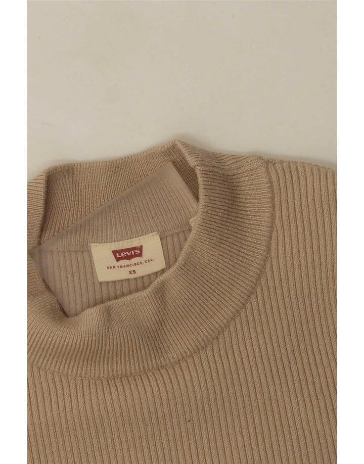 Levi's Pull Ras du Cou Femme UK 4 XS Beige