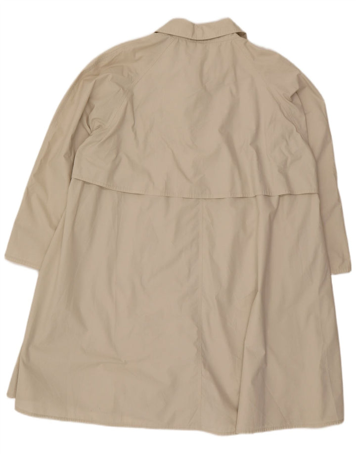 Andrea Mare Trench-Coat Coupe Ample pour Femme UK 14 Polyester Beige Moyen