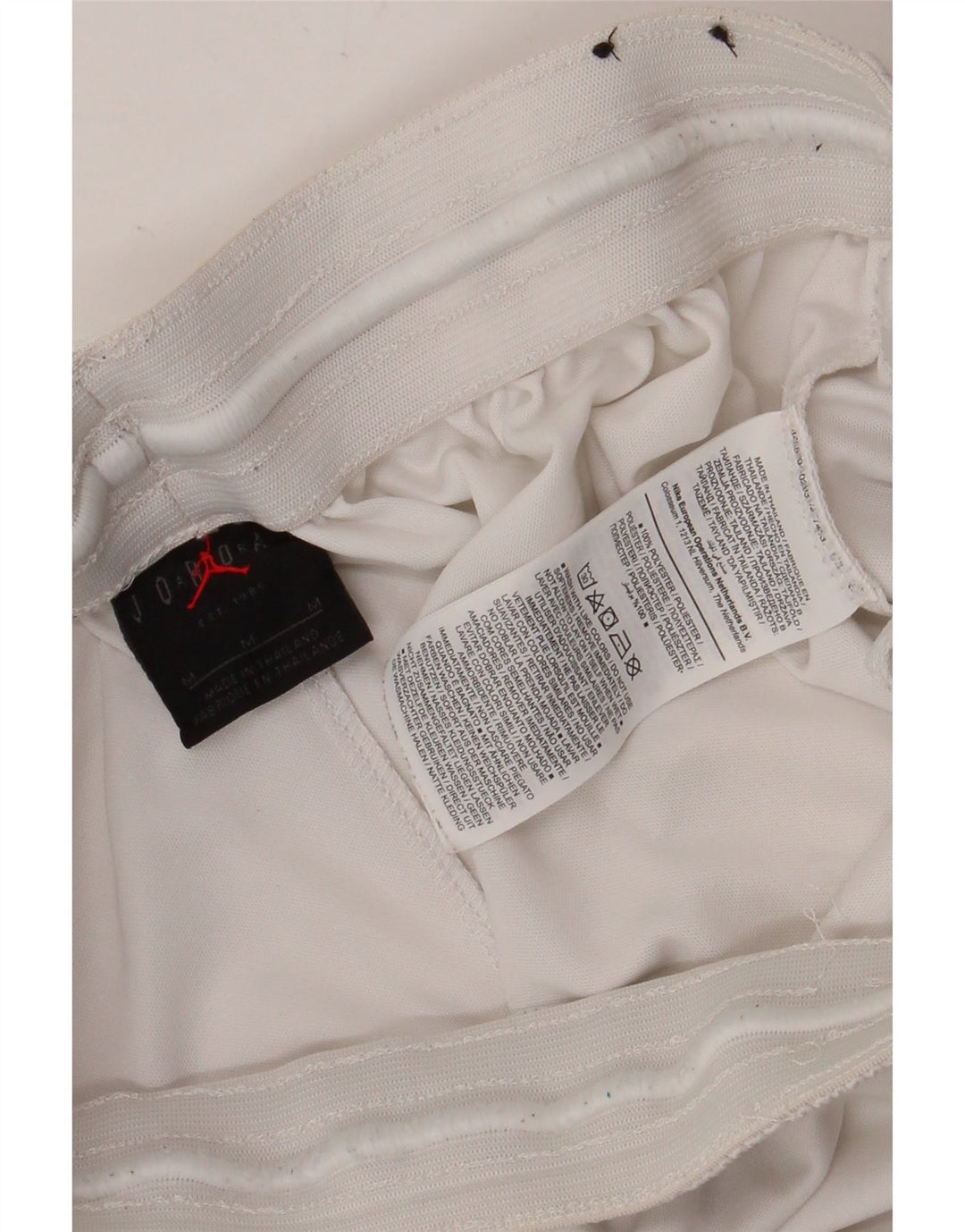 Jordan Short de sport pour homme en polyester color block blanc moyen