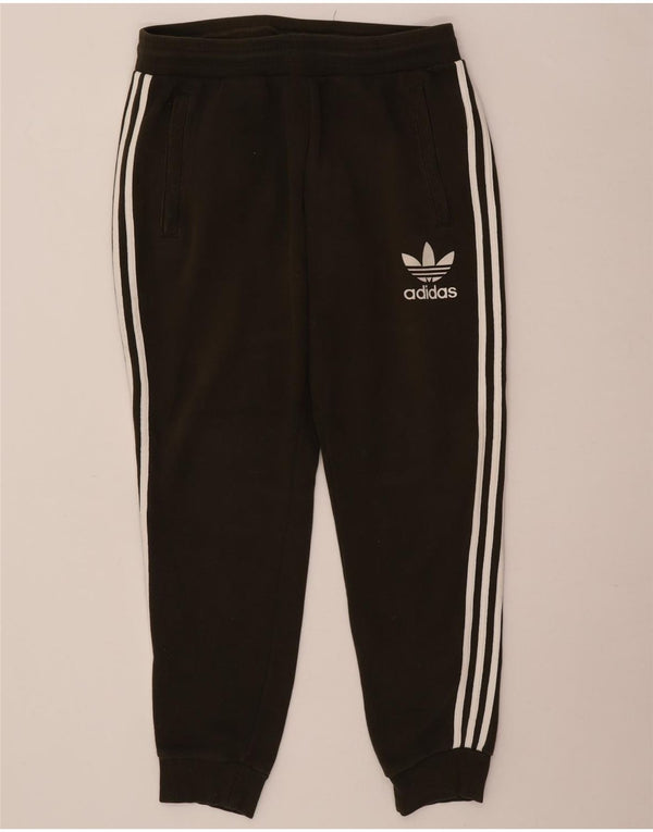 Adidas Pantalon de survêtement pour homme en coton kaki Taille L