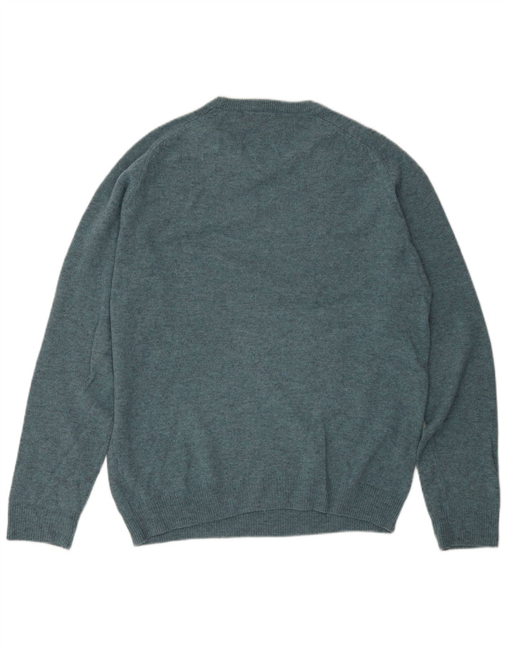 Marks & Spencer Pull col rond homme bleu moyen moucheté