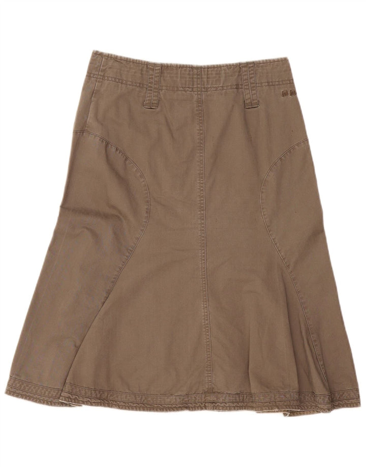FAT FACE Jupe trapèze pour femme UK 8 Small W30 Kaki