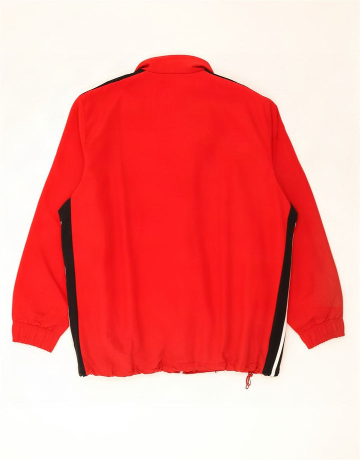 Adidas Climalite Survêtement Top Veste 3XL Rouge Colorblock Polyester