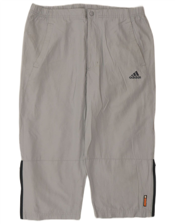 Adidas Pantalon de survêtement Capri pour homme en coton gris Taille L