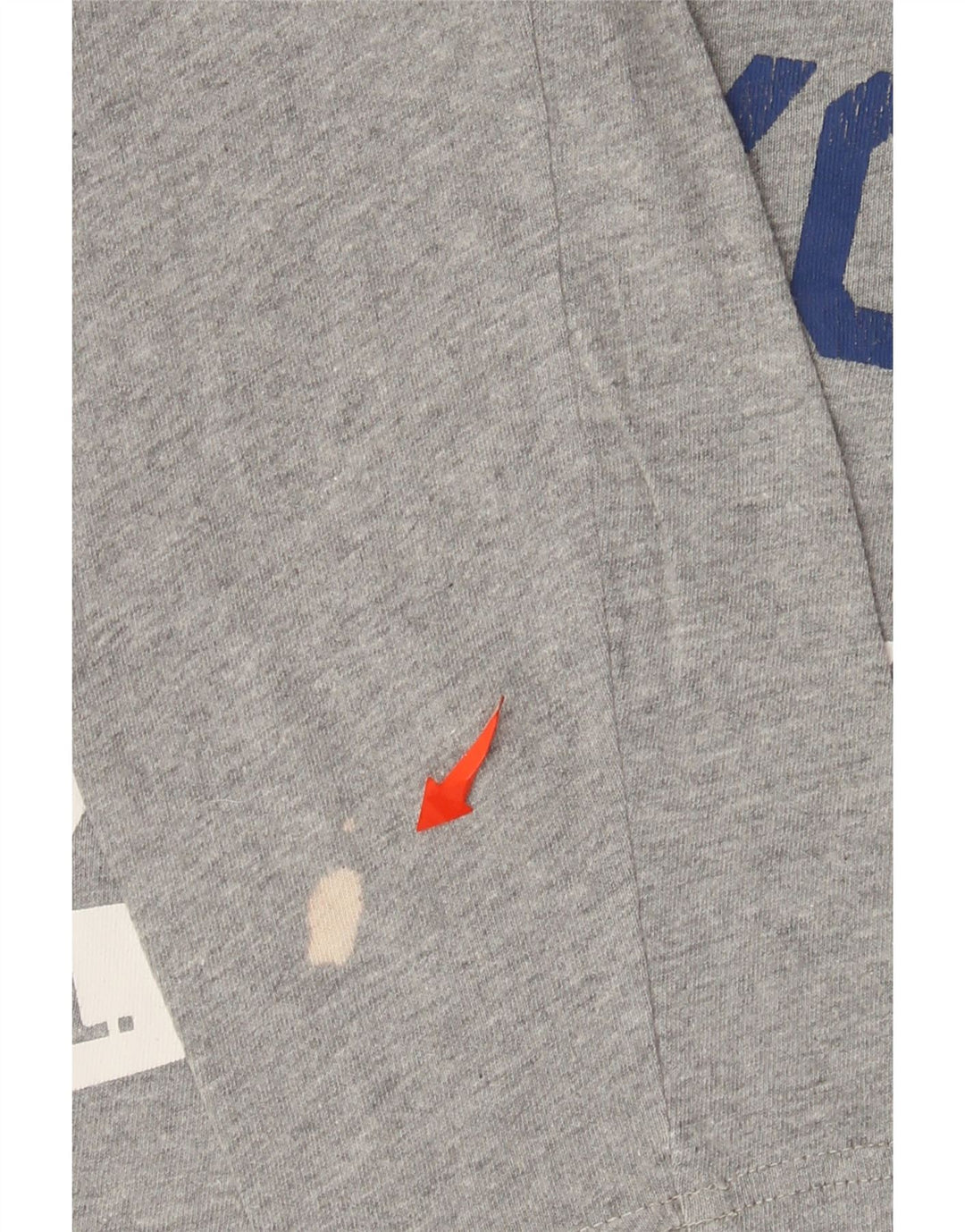 Champion Haut graphique à manches longues pour homme en coton moucheté gris moyen