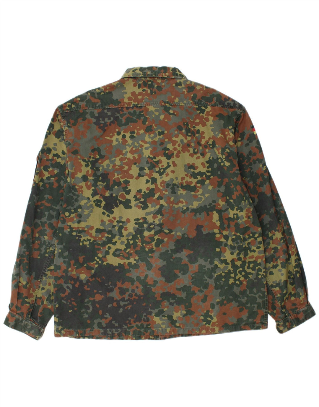 veste militaire homme vintage UK 40 Grand coton camouflage kaki