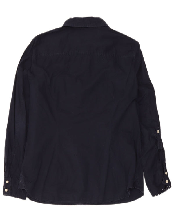 Tommy Hilfiger Chemise Femme UK 14 Bleu Marine Moyen