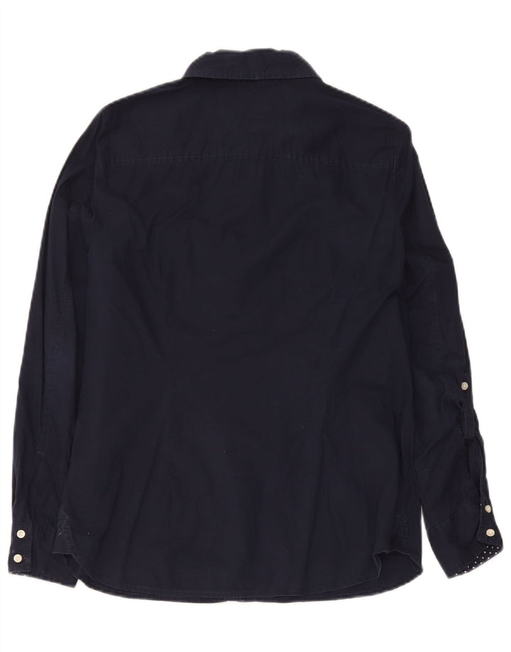 Tommy Hilfiger Chemise Femme UK 14 Bleu Marine Moyen