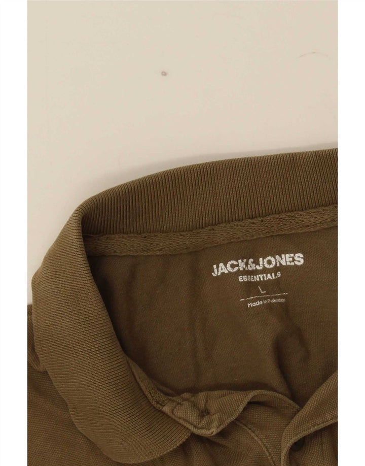 Jack & Jones Polo Homme Large Kaki