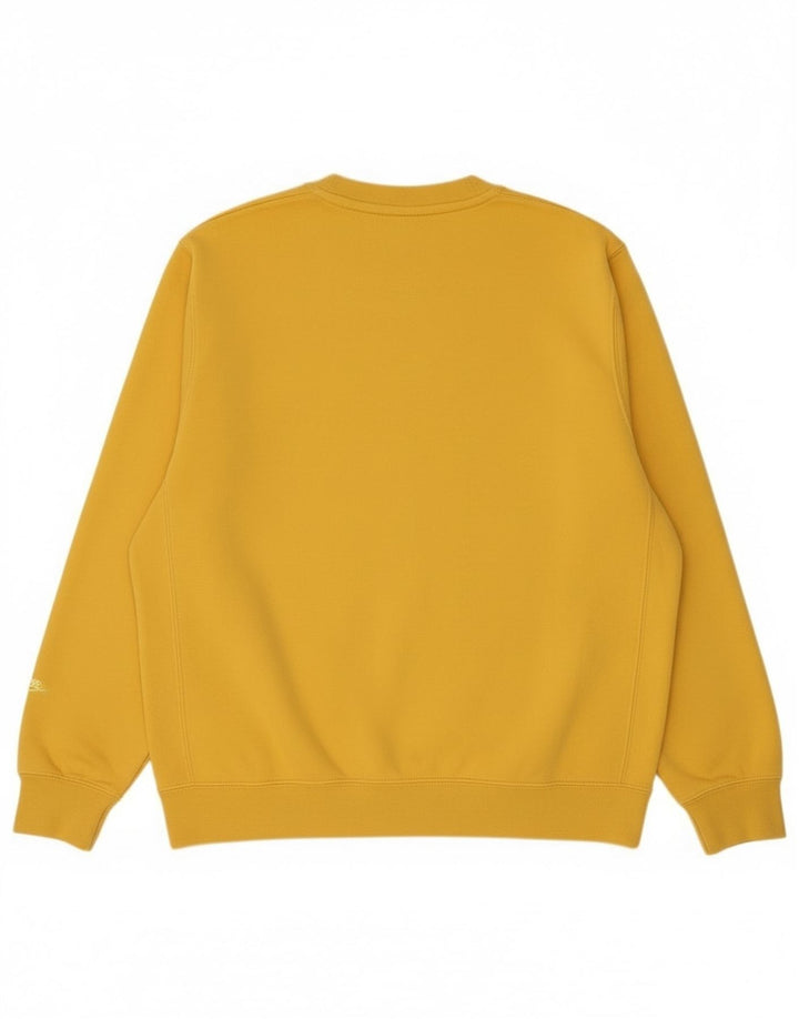 Nike Mens Sweatshirt Jumper Petit Jaune Coton