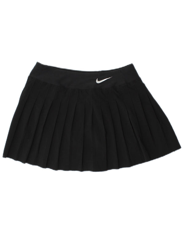 Nike Jupe-short de tennis Dri Fit pour femme UK 10 Small Noir