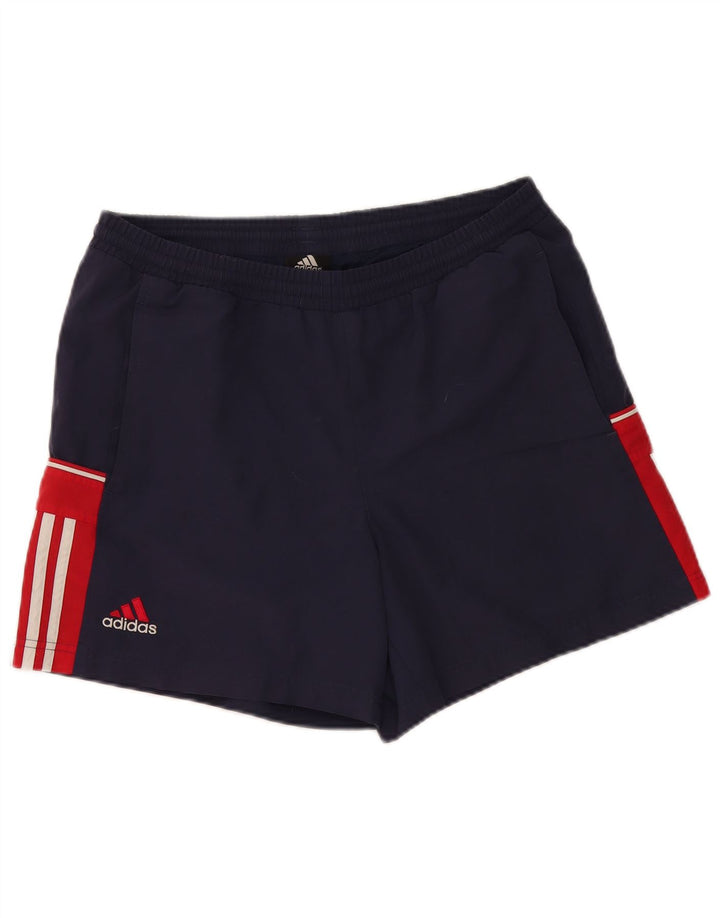 Adidas Short de sport pour homme Large Bleu marine Colourblock