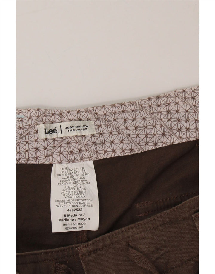 LEE Womens Chino Shorts US 8 Medium W30 Brown Cotton Vintage Lee and Second-Hand Lee from Messina Hembry 