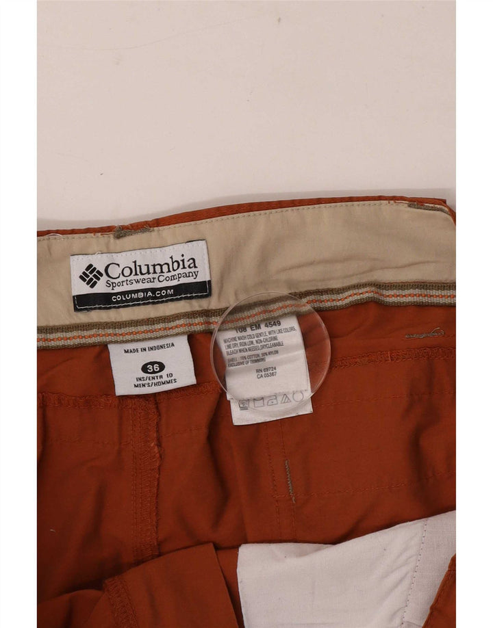 Columbia Short Cargo Homme W36 Large Marron Coton