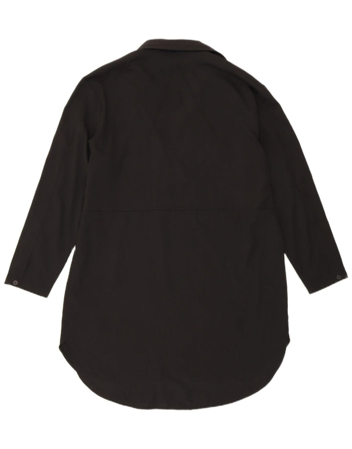 FRENCH CONNECTION Chemise pull longue pour femme UK 8 Small Noir