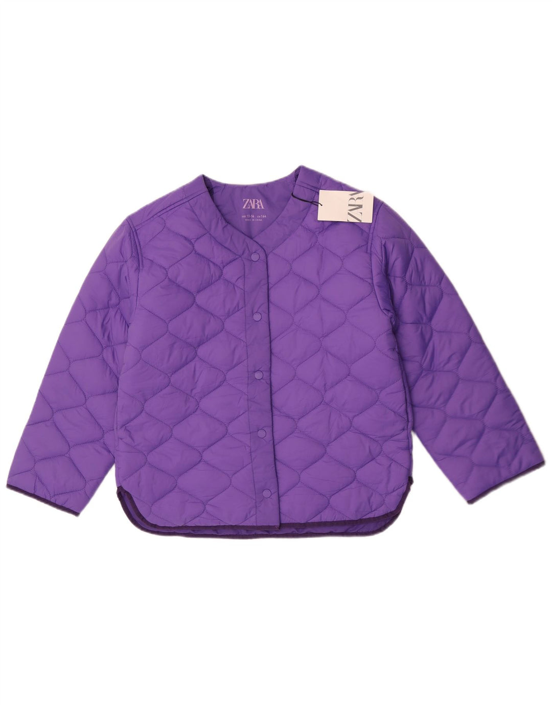 Veste matelassée fille Zara 13-14 ans Violet Polyamide