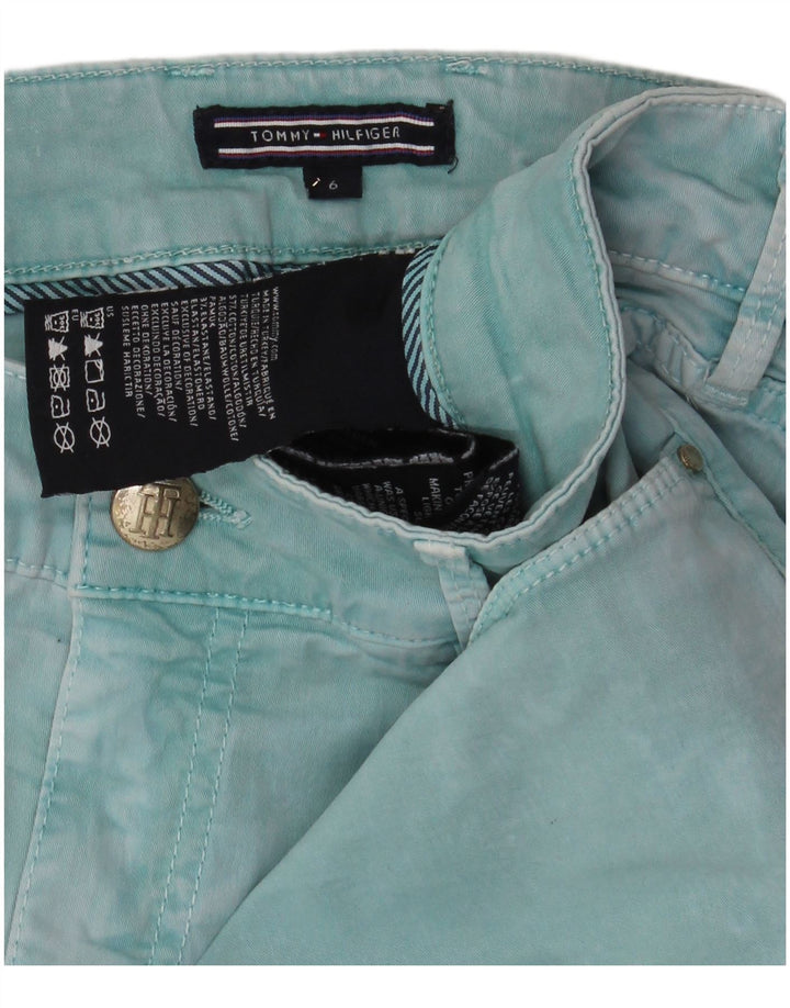 Tommy Hilfiger Jean skinny pour femme US 6 Medium W30 L28 Turquoise Coton
