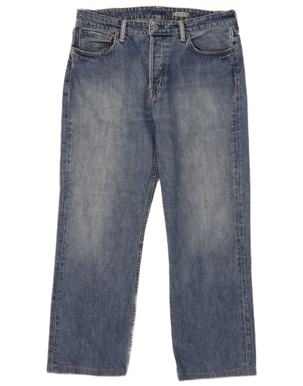 Polo Ralph Lauren Mens Straight Jeans W34 L28 Blue Cotton
