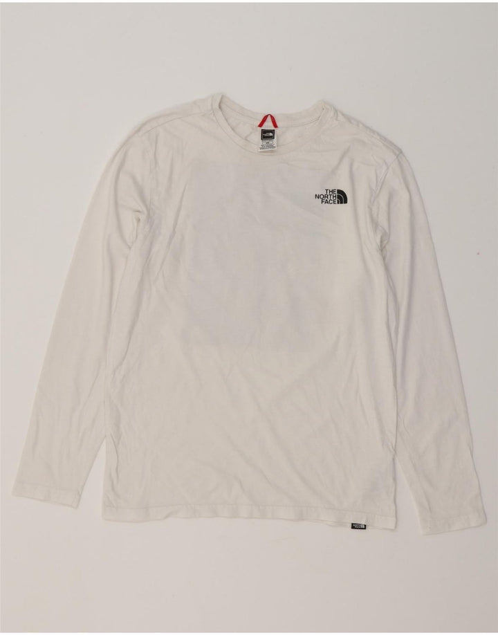 THE NORTH FACE Haut graphique à manches longues pour hommes en coton blanc moyen