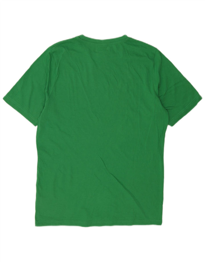Kappa T-Shirt Graphique Homme Vert Moyen Coton